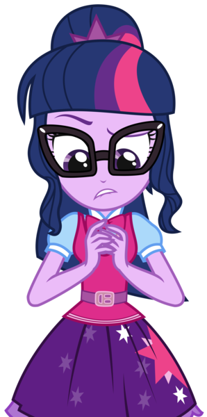 Size: 1591x3206 | Tagged: safe, artist:sketchmcreations, derpibooru import, sci-twi, twilight sparkle, dance magic, equestria girls, spoiler:eqg specials, clothes, glasses, lip bite, raised eyebrow, simple background, skirt, solo, transparent background, unsure, vector