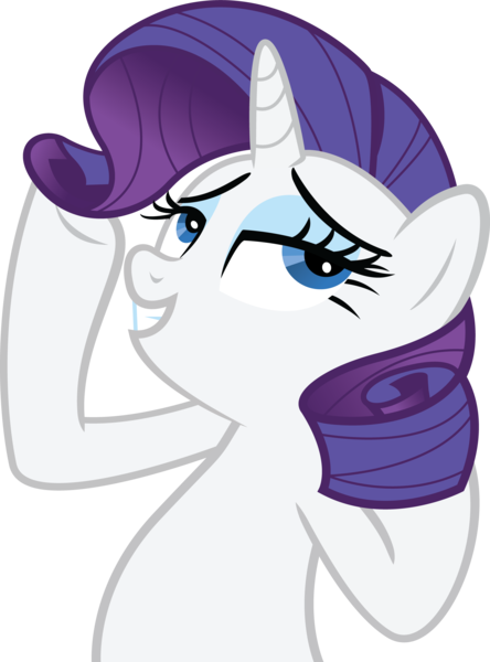 Size: 3394x4589 | Tagged: safe, artist:the-crusius, derpibooru import, rarity, pony, unicorn, the crystal empire, absurd resolution, bipedal, female, grin, lidded eyes, mare, simple background, smiling, solo, transparent background, vector