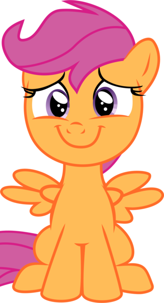 Size: 800x1476 | Tagged: safe, artist:frownfactory, derpibooru import, scootaloo, pegasus, pony, parental glideance, .svg available, cute, cutealoo, female, filly, happy, simple background, smiling, solo, svg, transparent background, vector