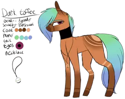 Size: 1610x1273 | Tagged: safe, artist:sweetmelon556, derpibooru import, oc, oc:dark toffee, unofficial characters only, earth pony, pony, male, reference sheet, simple background, solo, stallion, transparent background