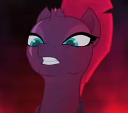 Size: 538x478 | Tagged: safe, derpibooru import, screencap, tempest shadow, pony, unicorn, my little pony: the movie, broken horn, cropped, eye scar, female, horn, mare, scar, solo