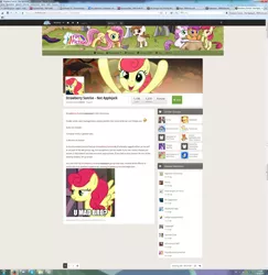 Size: 1920x1978 | Tagged: apple bloom, applejack, banner, derpibooru import, fimfiction, firefox, fluttershy, pipsqueak, rainbow dash, rarity, safe, scootaloo, strawberry sunrise, sweetie belle, text, twilight sparkle, windows, windows 7