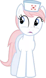 Size: 6400x10843 | Tagged: safe, artist:parclytaxel, derpibooru import, nurse redheart, earth pony, pony, a flurry of emotions, .svg available, absurd resolution, female, mare, simple background, solo, transparent background, vector