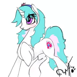 Size: 2000x2000 | Tagged: safe, artist:miniferu, derpibooru import, oc, oc:starlet, unofficial characters only, pony, unicorn, female