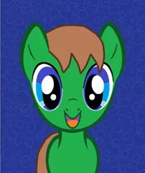 Size: 682x810 | Tagged: safe, derpibooru import, oc, oc:ian, unofficial characters only, pony, bubble background, mirrored, profile picture