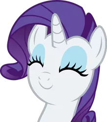 Size: 3941x4500 | Tagged: safe, artist:slb94, derpibooru import, rarity, pony, unicorn, forever filly, cute, eyes closed, female, mare, simple background, smiling, solo, transparent background, vector