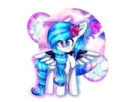 Size: 1280x1024 | Tagged: safe, artist:rena-mlp-999, derpibooru import, oc, oc:eis, unofficial characters only, pegasus, pony, abstract background, female, heterochromia, mare, simple background, solo, transparent background