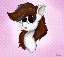 Size: 4500x4000 | Tagged: safe, artist:rainyvisualz, derpibooru import, oc, oc:breezy, unofficial characters only, pony, bust, chest fluff, hair, portrait, shading, solo
