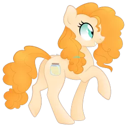 Size: 2000x2000 | Tagged: safe, artist:orcakisses, derpibooru import, pear butter, pony, the perfect pear, simple background, solo, transparent background