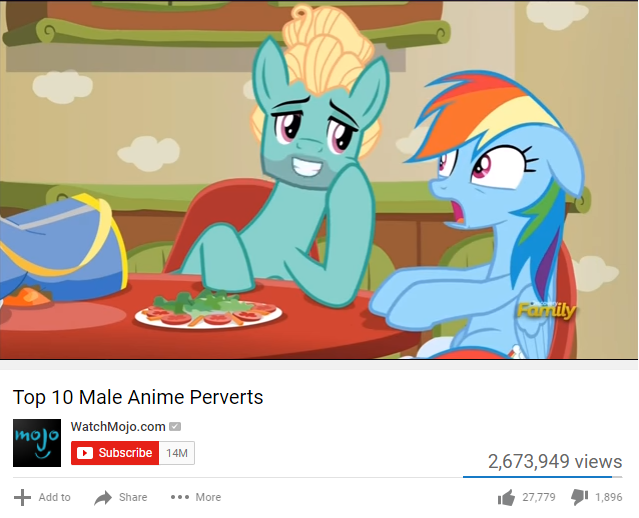 Size: 639x518 | Tagged: safe, artist:jwwprod, derpibooru import, rainbow dash, zephyr breeze, pony, flutter brutter, comic vine, cowboy bebop at his computer, discovery family logo, female, male, meme, shipping, straight, top 10 anime list parody, watchmojo.com, you had one job, youtube, zephdash