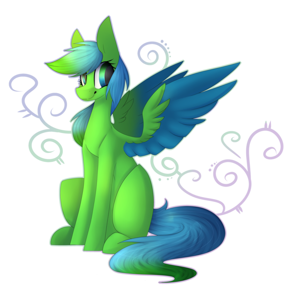 Size: 4201x4255 | Tagged: safe, artist:umiimou, derpibooru import, oc, oc:sunshine heart, unofficial characters only, pegasus, pony, absurd resolution, female, mare, simple background, sitting, solo, transparent background