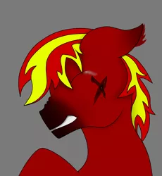 Size: 2146x2333 | Tagged: safe, artist:thund3rda5h, derpibooru import, oc, oc:thunder dash, unofficial characters only, bat pony, pony, blood, pain, solo