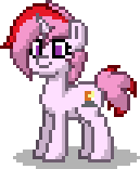 Size: 129x156 | Tagged: safe, derpibooru import, oc, oc:second chances, unofficial characters only, pony, pony town, pixel art, simple background, transparent background