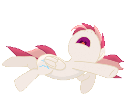Size: 1200x900 | Tagged: safe, artist:toyminator900, derpibooru import, oc, oc:aureai, unofficial characters only, pegasus, pony, ..., animated, cute, d:, female, gif, mare, nose in the air, open mouth, side, simple background, sleeping, sleepy starlight, solo, tongue out, transparent background, uvula, zzz