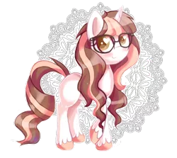Size: 800x713 | Tagged: safe, artist:artsymuffin, derpibooru import, oc, oc:muffin, unofficial characters only, pony, glasses, solo