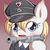 Size: 50x50 | Tagged: safe, artist:aryanne, derpibooru import, oc, oc:aryanne, unofficial characters only, earth pony, pony, clothes, emoticon, female, gun, luger, mare, nazi, solo, swastika, uniform, weapon
