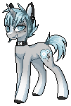 Size: 101x150 | Tagged: safe, artist:doekitty, derpibooru import, oc, oc:echo, unofficial characters only, pony, unicorn, animated, commission, gif, male, one eye closed, pixel art, simple background, solo, stallion, transparent background, wink
