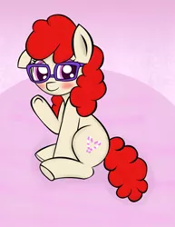 Size: 2550x3300 | Tagged: safe, artist:skyflys, derpibooru import, twist, pony, blushing, colored pupils, cute, female, filly, glasses, solo, twistabetes