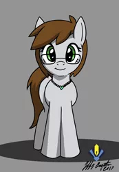 Size: 2155x3110 | Tagged: safe, artist:penspark, derpibooru import, oc, oc:white rose, unofficial characters only, earth pony, pony, cute, female, looking at you, mare, simple background, smiling, solo