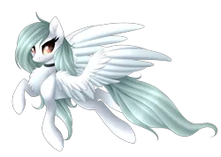 Size: 3286x2334 | Tagged: safe, artist:scarlet-spectrum, derpibooru import, oc, oc:hoshiko, unofficial characters only, pegasus, pony, art trade, female, large wings, mare, simple background, solo, transparent background, wings