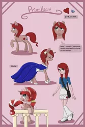Size: 2000x3000 | Tagged: safe, artist:violentdreamsofmine, derpibooru import, oc, oc:prism heart, unofficial characters only, crystal pony, pony, equestria girls, clothes, dress, equestria girls-ified, female, high res, mare, reference sheet, solo