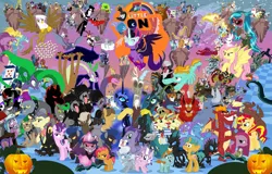 Size: 5999x3845 | Tagged: safe, artist:hooon, derpibooru import, idw, accord, adagio dazzle, ahuizotl, angel bunny, antonio, applejack, aria blaze, arimaspi, babs seed, basil, big boy the cloud gremlin, bookworm (character), buck withers, bulk biceps, buried treasure, cerberus (character), chimera sisters, cipactli, cirrus cloud, clump, dandy grandeur, daybreaker, decepticolt, diamond tiara, discord, doctor caballeron, dumbbell, f'wuffy, feather bangs, fido, filthy rich, flam, flim, fluttershy, gaea everfree, gilda, gladmane, gloriosa daisy, goldcap, granny smith, grubber, hard hat (character), high heel, indigo zap, ira, iron will, jet set, juniper montage, king longhorn, king sombra, larry, lemon zest, lightning dust, long face, lord tirek, lyra heartstrings, mane-iac, marine sandwich, mustachioed apple, nightmare moon, nightmare rarity, nosey news, olden pony, pharaoh phetlock, pinkie pie, prince blueblood, prince rutherford, princess celestia, princess luna, principal abacus cinch, professor flintheart, quarterback, queen chrysalis, queen trottingham, rabia, radiant hope, rainbow dash, rarity, rough diamond, rover, runt the cloud gremlin, sci-twi, shadow lock, shadowfright, shadowmane, silver spoon, smooze, smudge (character), snails, snips, sonata dusk, sour sweet, spike, spoiled rich, spot, squizard, starlight glimmer, storm king, street rat, sugarcoat, sunny flare, sunset shimmer, suri polomare, svengallop, tantabus, tempest shadow, trixie, twilight sparkle, twilight sparkle (alicorn), upper crust, vinyl scratch, well-to-do, wind rider, wrangler, zappityhoof, zesty gourmand, oc, oc:kydose, ponified, alicorn, bat pony, bee, bugbear, cerberus, changeling, chimera, cloud gremlins, cockatrice, cragadile, crocodile, diamond dog, dragon, fruit bat, gryphon, headless horse, hydra, manticore, parasprite, pegasus, pony, siren, snake, spider, tatzlwurm, timber wolf, umbrum, unicorn, ursa minor, windigo, a royal problem, equestria girls, friendship games, hard to say anything, legend of everfree, mirror magic, movie magic, my little pony: the movie, ponies of dark water, rainbow rocks, season 1, season 2, season 3, season 4, season 5, season 6, season 7, spoiler:comic, spoiler:comic02, spoiler:eqg specials, alicorn amulet, anger magic, antagonist, applegekko, background pony, black vine, bone, book, bookworm, broken horn, chaos is magic, clothes, cloud, colt, costume, derpy spider, discorded, donaldjack, duality, equestria girls ponified, equestria's monster girls, eyepatch, female, filly, flim flam brothers, flim flam miracle curative tonic, flutterbat, greed spike, hamster of pygolia, hat, headless, inspiration manifestation book, kaa, loads and loads of characters, loki, magic, magical geodes, male, mane six, mare, midnight sparkle, modular, multiple heads, pinkamena diane pie, quill (character), race swap, raridose, red eyes, s5 starlight, shadow five, shadowbolts, shadowbolts costume, skeleton, smudge, sombra eyes, spikezilla, stallion, the dazzlings, three heads, top hat, tyrant sparkle, vector, voldemort, wall of tags