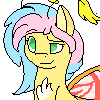 Size: 100x100 | Tagged: safe, artist:sketchthebluepegasus, derpibooru import, oc, oc:honeybreeze, unofficial characters only, original species, pony, animated, commission, darter, female, gif, mare, small resolution, solo