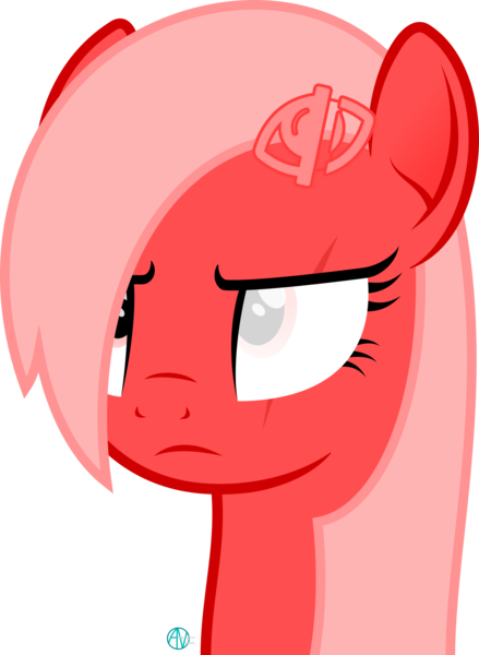 Size: 1400x1915 | Tagged: safe, artist:arifproject, derpibooru import, edit, oc, oc:downvote, oc:hide, ponified, unofficial characters only, earth pony, pony, derpibooru, blind eye, bust, derpibooru ponified, edgy, eye scar, frown, hair over one eye, hairclip, hide, meta, portrait, scar, simple background, solo, the day downvote died, transparent background, unamused, vector