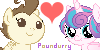 Size: 100x50 | Tagged: safe, derpibooru import, pound cake, princess flurry heart, pony, deviantart, deviantart group, female, heart, male, picture for breezies, poundflurry, shipping, straight