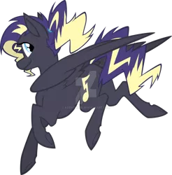 Size: 1280x1303 | Tagged: safe, artist:agentkirin, derpibooru import, zapp, oc, oc:sky song, pegasus, pony, female, mare, power ponies, simple background, solo, transparent background, watermark