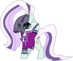 Size: 5930x4920 | Tagged: safe, artist:jhayarr23, derpibooru import, coloratura, earth pony, pony, the mane attraction, absurd resolution, clothes, countess coloratura, eyeshadow, female, looking at you, makeup, mare, simple background, smiling, solo, transparent background