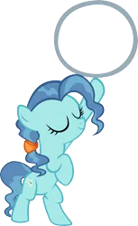 Size: 3976x6511 | Tagged: safe, artist:ironm17, derpibooru import, petunia paleo, earth pony, pony, the cutie pox, bipedal, eyes closed, female, filly, hoop, simple background, smiling, solo, transparent background, vector