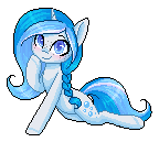 Size: 144x129 | Tagged: safe, artist:doekitty, derpibooru import, oc, oc:bubble lee, unofficial characters only, pony, unicorn, animated, blushing, commission, cute, female, freckles, gif, ocbetes, pixel art, simple background, smiling, solo, transparent background
