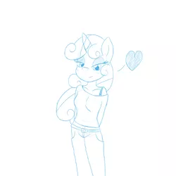 Size: 3000x3000 | Tagged: anthro, artist:otakuponi, derpibooru import, safe, solo, sweetie belle