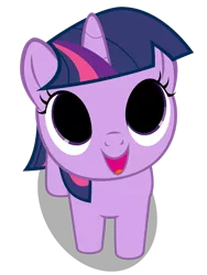 Size: 2250x3000 | Tagged: safe, artist:coldbologna, derpibooru import, editor:pontology, twilight sparkle, pony, unicorn, adoracreepy, creepy, cute, dead eyes, female, filly, looking at you, no catchlights, simple background, solo, staring into the abyss, staring into your soul, the void, transparent background, twiabetes, vector