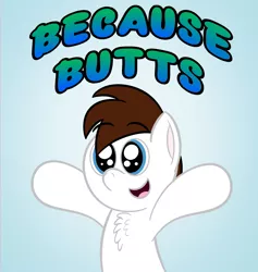 Size: 2465x2604 | Tagged: safe, artist:aarondrawsarts, derpibooru import, oc, oc:brain teaser, unofficial characters only, pony, butts, chest fluff, cute, plot, sparkly eyes, tumblr, weird