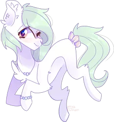 Size: 2251x2420 | Tagged: safe, artist:emily-826, derpibooru import, oc, oc:summer seas, unofficial characters only, earth pony, pony, female, high res, mare, one eye closed, simple background, solo, transparent background, wink