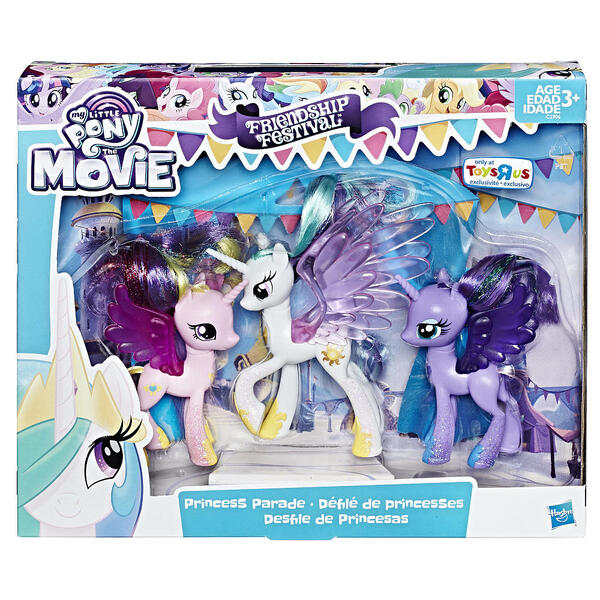 Size: 1000x1000 | Tagged: safe, derpibooru import, official, princess cadance, princess celestia, princess luna, pony, my little pony: the movie, merchandise, princess parade, toy