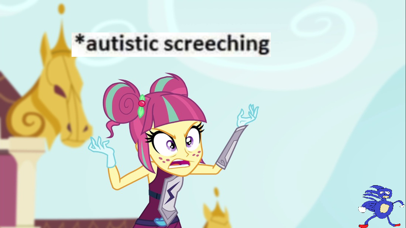 Size: 1100x618 | Tagged: safe, derpibooru import, edit, edited screencap, screencap, sour sweet, equestria girls, friendship games, angry, autistic screeching, female, freckles, image, male, meme, png, sanic, solo, sonic the hedgehog, sonic the hedgehog (series)