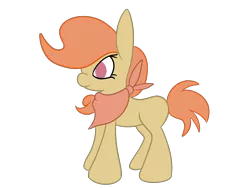 Size: 1600x1200 | Tagged: safe, artist:rafuki, derpibooru import, oc, oc:amber rose, unofficial characters only, earth pony, pony, bandana, side, simple background, solo, transparent background