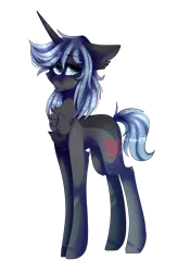 Size: 1161x1654 | Tagged: safe, artist:huirou, derpibooru import, oc, oc:mica, unofficial characters only, pony, unicorn, chest fluff, female, mare, simple background, solo, transparent background