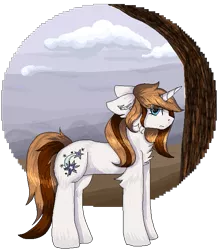 Size: 601x684 | Tagged: safe, artist:czywko, derpibooru import, oc, oc:dominica comet, unofficial characters only, pony, unicorn, digital art, fanart, female, gift art, mare, pixel art, simple background, solo, transparent background