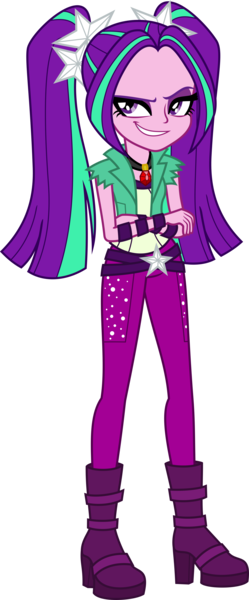 Size: 2076x5000 | Tagged: safe, artist:diegator007, derpibooru import, aria blaze, equestria girls, rainbow rocks, absurd resolution, clothes, crossed arms, female, pants, simple background, solo, transparent background, vector