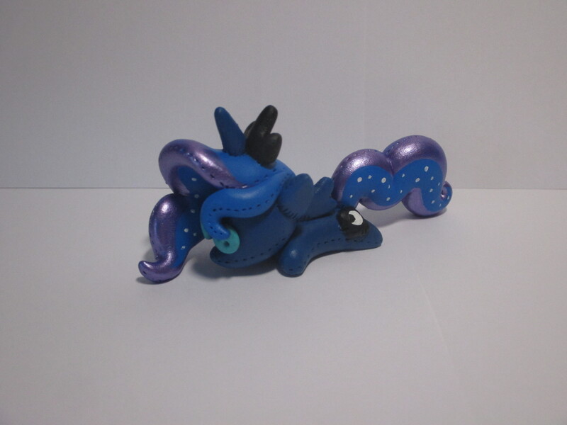 Size: 4608x3456 | Tagged: safe, artist:earthenpony, derpibooru import, princess luna, pony, high res, irl, photo, plushie, sculpture, solo, traditional art