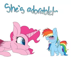 Size: 1280x1027 | Tagged: safe, artist:tomboygirl45, derpibooru import, pinkie pie, rainbow dash, alicorn, pony, princessponk, alicornified, ask, blushing, female, filly, filly rainbow dash, pinkiecorn, prone, race swap, tumblr, xk-class end-of-the-world scenario, younger