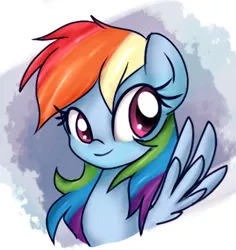 Size: 343x364 | Tagged: safe, artist:danger-dashz, derpibooru import, rainbow dash, pegasus, pony, cute, dashabetes, female, mare, solo, spread wings, wings