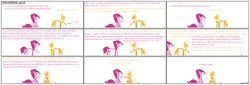 Size: 1814x618 | Tagged: safe, artist:dziadek1990, derpibooru import, applejack, pinkie pie, pony, comic:ctrl+a+delete, comic, computer, conversation, delete system32, i have no idea, keyboard, kick, kicking, minimalist, ms paint, mud pony, rock, simple background, simplistic art style, text, unicorn master race, white background