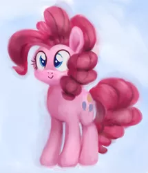 Size: 2014x2342 | Tagged: safe, artist:aemantaslim, derpibooru import, pinkie pie, earth pony, pony, abstract background, atg 2017, female, mare, newbie artist training grounds, smiling, solo