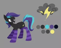 Size: 2400x1900 | Tagged: safe, artist:l8lhh8086, derpibooru import, oc, oc:wander, unofficial characters only, pegasus, pony, clothes, female, mare, reference sheet, socks, solo, striped socks