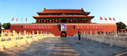 Size: 6122x2728 | Tagged: safe, derpibooru import, edit, starlight glimmer, human, equestria girls, beijing, building, china, chinese text, flag, forbidden city, mao zedong, stalin glimmer